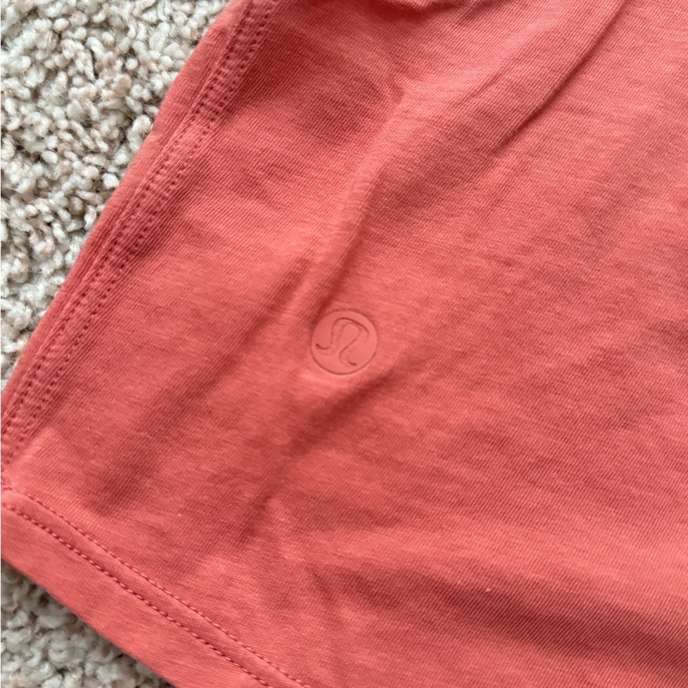 Lululemon Cut Back Crop Tank Rustic Coral size 4 - Picture 5 of 6